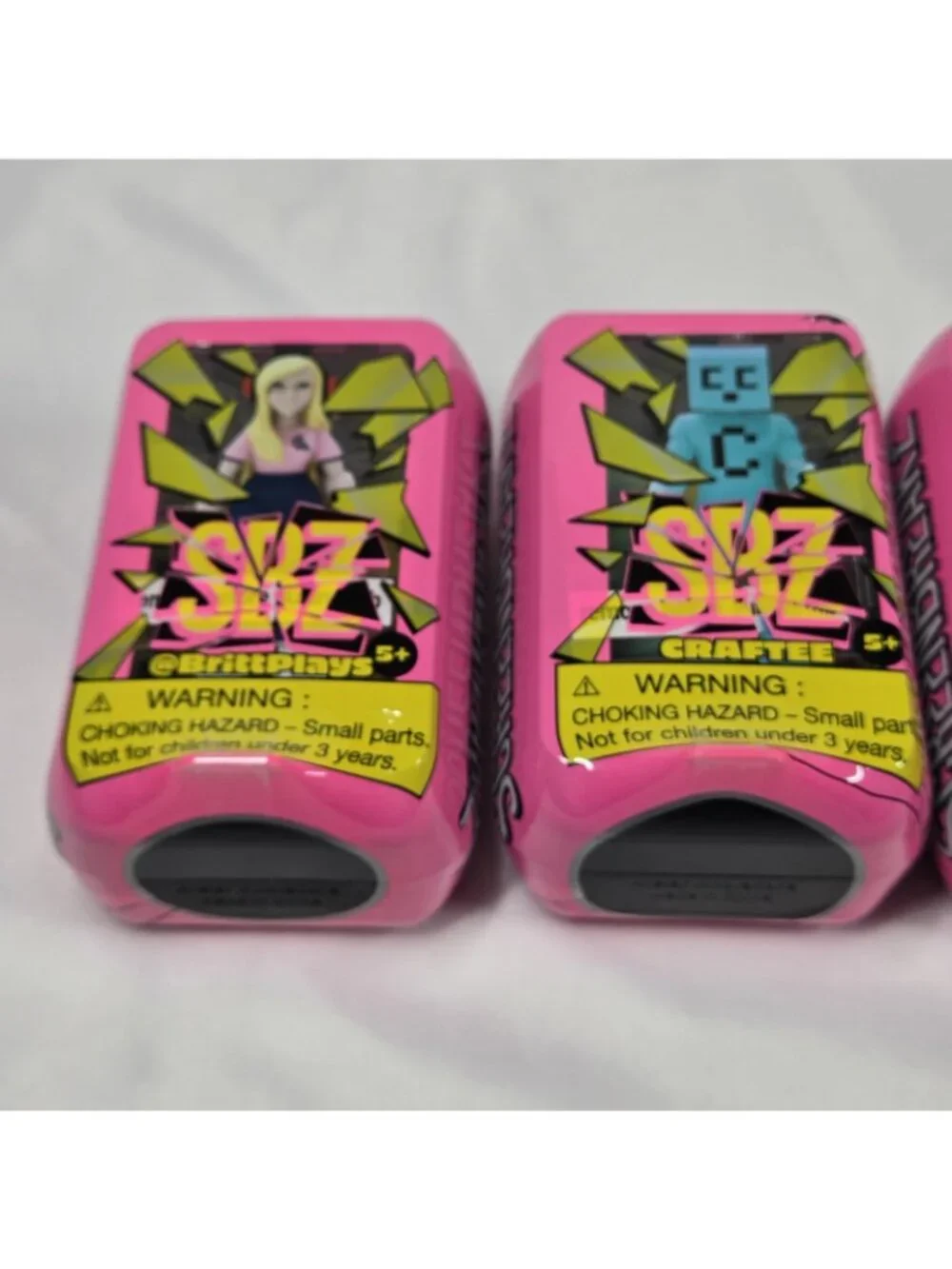 SBZ Screen Breakz Figures Lot of 3 Craftee & Britt Plays